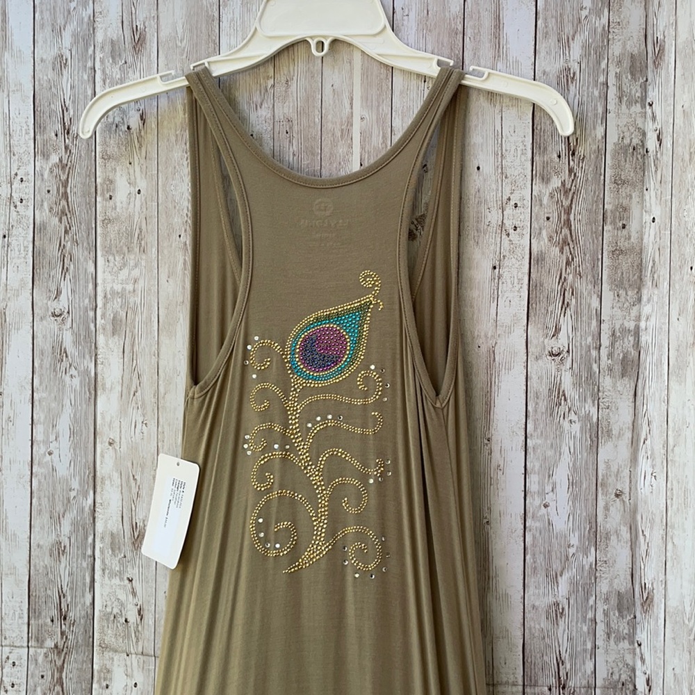 Paisley Racer back maxi dress